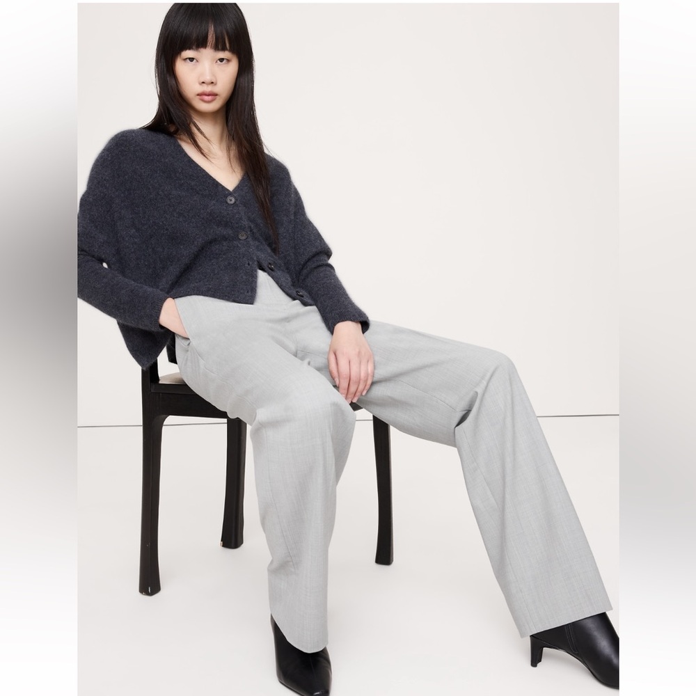 Banana Republic Modern Straight Italian Wool Pant